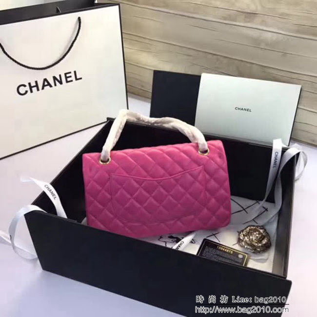 香奈兒CHANEL 原單精品升級版A1112進口小羊皮 金銀鏈條單肩斜挎包 DSC1412